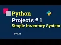 Python Projects 1 Simple Inventory System
