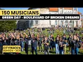 Lagu Boulevard Of Broken Dreams (GREEN DAY) 150 musicians - The biggest rock flashmob in Romania