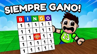 HICE TRAMPAS PARA GANAR SIEMPRE AL BINGO de ROBLOX
