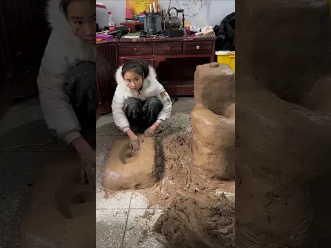 चिंकी ने घर में मिट्टी से बाथरूम बना दिया 🚽😱, #shorts #trending #viral #shortsfeed
