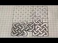Celtic X Knot with Chains Start To Finish