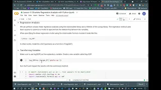 Linear Regression with Python Statsmodels