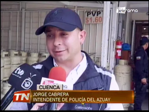 Realizan operativos para controlar la venta de gas de uso doméstico