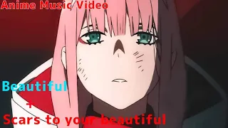 Download Darling In The Franxx - Zero Two || Scars to your beautiful + Beautiful [ AMV ] MP3