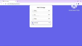 poll ui design