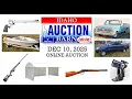 Dec 10 2025 Online Auction
