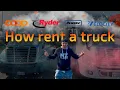 How and where rent a truck RYDER PENSKE CROOP VELOCITY new trucker