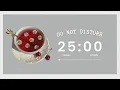 Download Lagu 🍒 study with me - 25 minute, 5 minute break, jazz focus music - 2 hour pomodoro aesthetic
