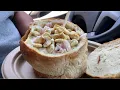 CALIFORNIA PISMO BEACH FAIL SPLASH CAFE CLAM CHOWDER TONS OF PEOPLE