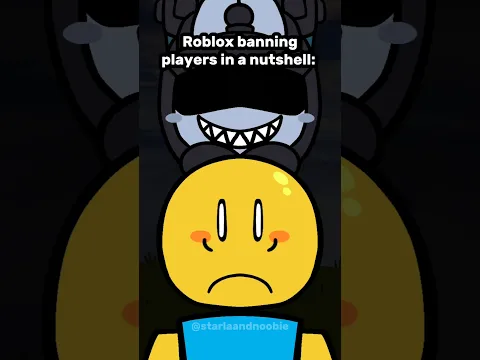 roblox banning players in a nutshell ππ #roblox #shorts #video