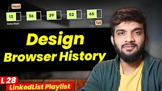 L28 Design a Browser History LinkedList Implementation