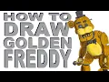 How to draw Golden Freddy FNaF Movie