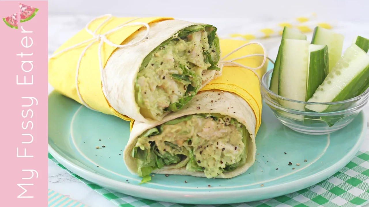 Chicken Avocado Wrap   Healthy Lunch Recipe