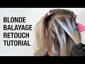 How To Create Low-Maintenance Highlights Blonde Balayage Retouch Hair Tutorial Kenra Color