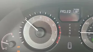 2017 Honda Odyssey FCW System Failure