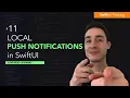 How to schedule local Push Notifications in SwiftUI Continued Learning