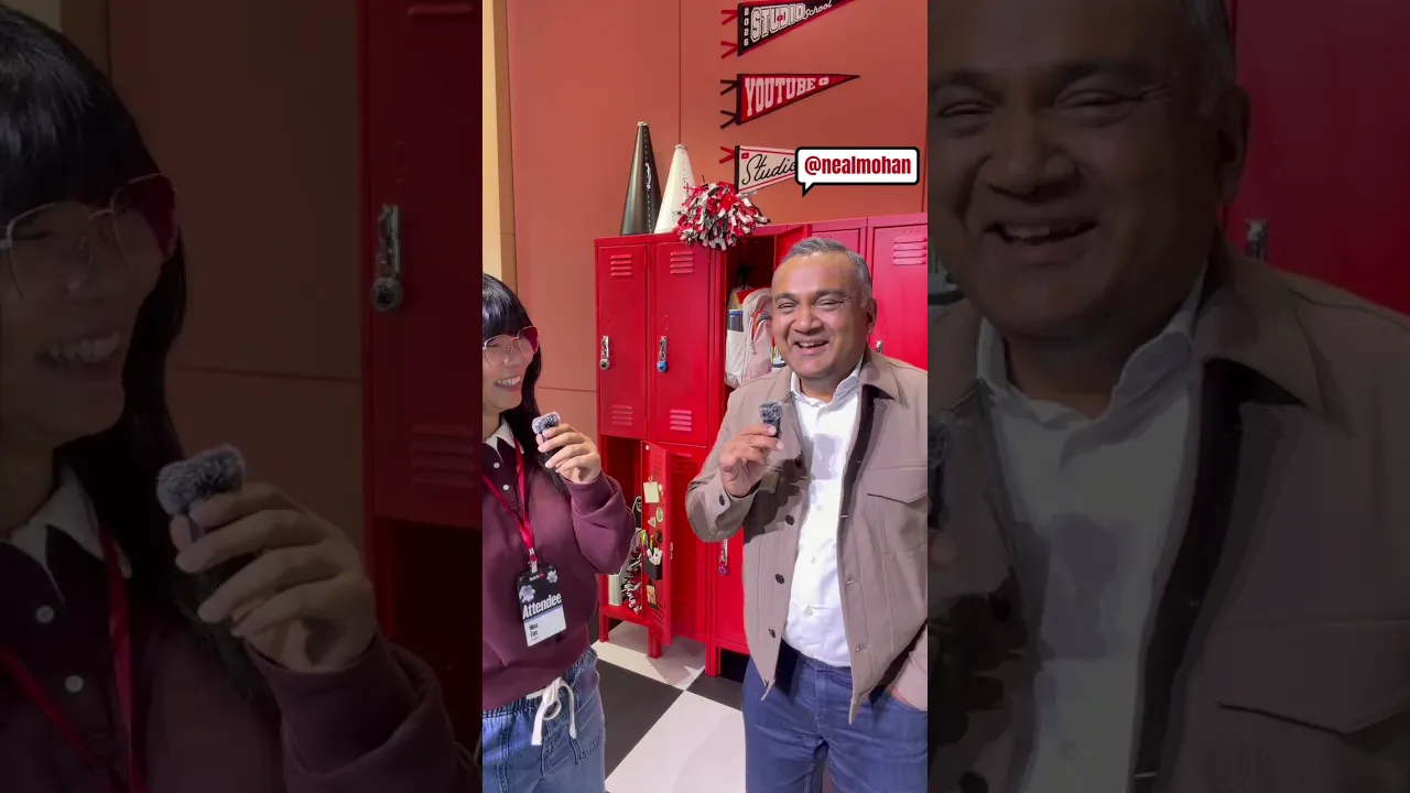 Nina Fan's behind the scenes video from Made On YouTube 2026.