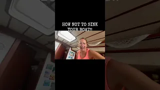 HOW NOT TO SINK YOUR BOAT!!! #hallbergrassy #sailboat #boatlife