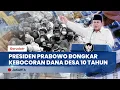 Lagu Presiden Prabowo  Evaluasi Total Penyaluran Dana Desa Demi Kesejahteraan Rakyat