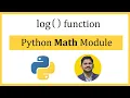 Python log function math module mathematical functions