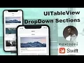 one Big RIPs UITableView DropDown Header Sections