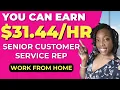 Earn up to 31 Senior Customer Service Representative Full-Time OPEN TO US RESIDENTS