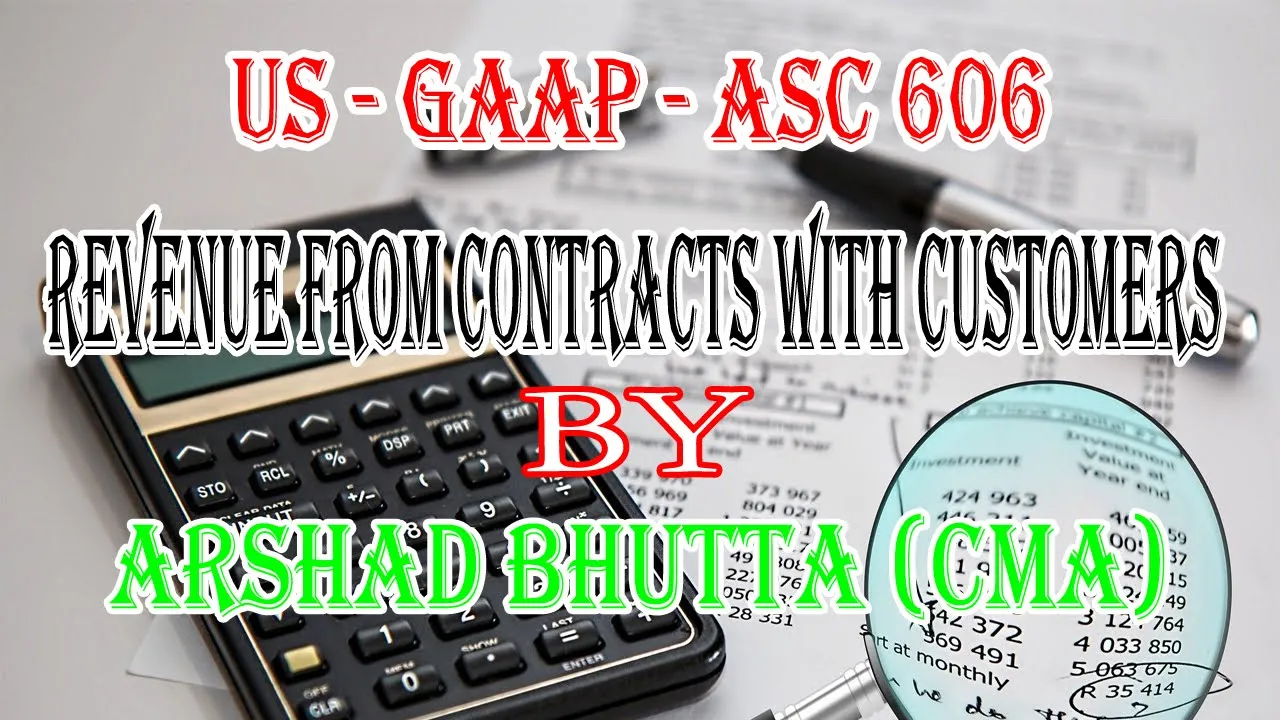 ASC 606 | Revenue from Contracts With Customers | USGAAP