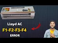 Lloyd ac f1 f2 f3 f4 error code solution lloyd ac all error code