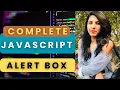 Alert box in JavaScript How to apply alert box in website JavaScript Tutorial Day 20