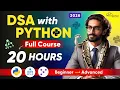 DSA in Python Full Course in 20 Hours Beginners to Pro Learn Data Structures and Algorithms 2026