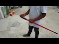 How to use the adjustable paint roller stick