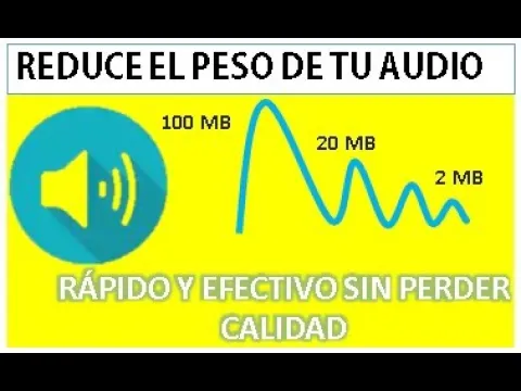 Download MP3 REDUCE (comprime)  EL PESO DE TU AUDIO MP3 U OTROS FORMATOS - FÁCIL Y RÁPIDO.