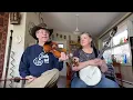 Fiddle Hell Online Jam #3: April 7 2020 Dave Reiner (fiddle, mando) and Cindy Eid (banjo, vocals)