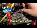 2014 Chevy Cruze No Crank TSB for the Win
