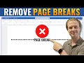 How to Remove Page Breaks in Word