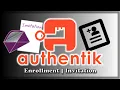 Authentik - Enrollment Invitation Flow Setup