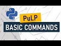 Learn how to write your first LP model on Python using PuLP
