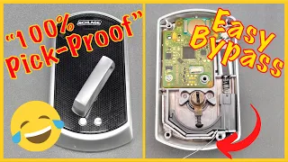 1514 Schlage s 100 Pick-Proof Smart Lock LOL