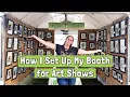 How to Set Up an Outdoor Art Craft Booth Display and List of Equipment Needed