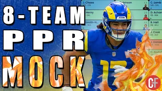 8 Team PPR Mock Draft Fantasy Football Draft Strategies 2025