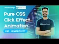 Button Ripple Effect on Click Using CSS3 CSS Mini-Project E-07 Step by Step Tutorial