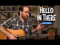 Hello In There intro riff John Prine guitar lesson w fingerstyle tabs