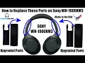 Download Lagu How to Replace Fix Install Side Slider Cover Headband Parts on Sony WH-1000XM3 Wireless Headphones