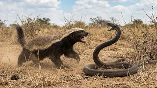 Tejón de la Miel vs Mamba Negra: La Pelea Más Loca e Imparable de la Naturaleza