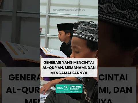 Bukan sekedar menghafal, insya Allah Anak-anak kita juga belajar memahami dan mentadabburi Al-Qur'an