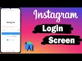 Login Page Instagram in Android Studio 2024