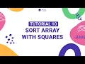 Sort Array With Squares Algorithm Simplified Tutorial 10