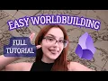 obsidian world building tutorial EASY Guide core plugins only