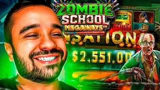O *ZOMBIE SCHOOL MEGAWAYS* ME SURPREENDEU E MUITO!