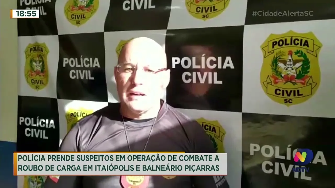 Polícia prende suspeito de roubo de carga em Itaiópolis e Balneário Piçarras
